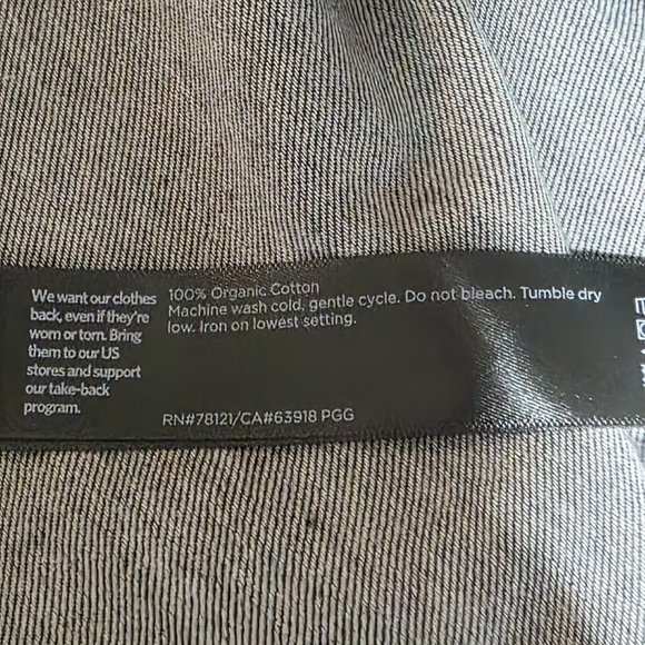 EUC EILEEN FISHER AIRY ORGANIC COTTON TWILL MOCK NECK TOP SZ M - Picture 12 of 12